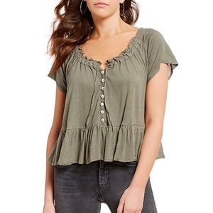 Free People Scoop Neck Top